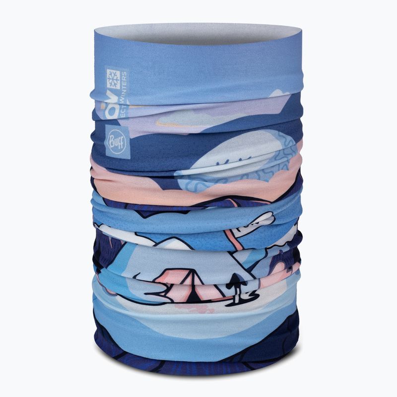 Многофункционална детска кърпа BUFF Original Ecostretch pow riam blue