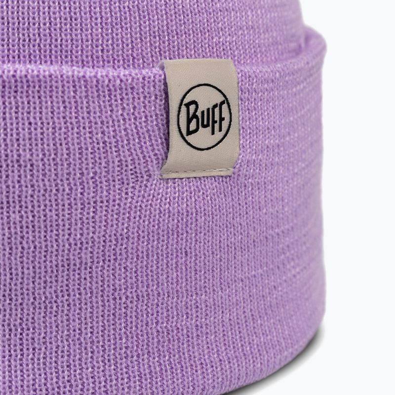Зимна шапка BUFF Knitted Lilon grape ice 2