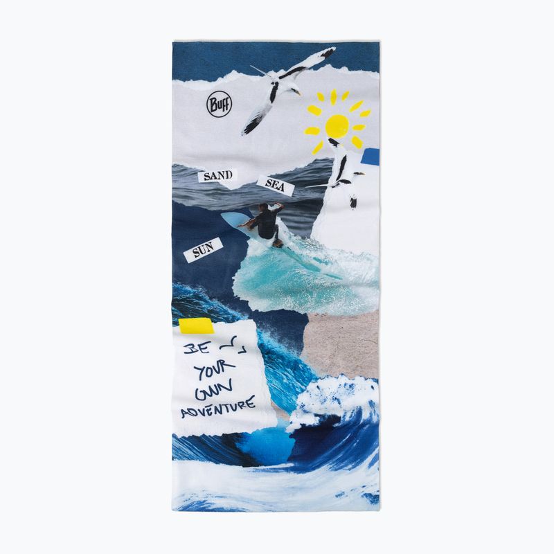 Многофункционална кърпа BUFF Coolnet UV turbo blue 2