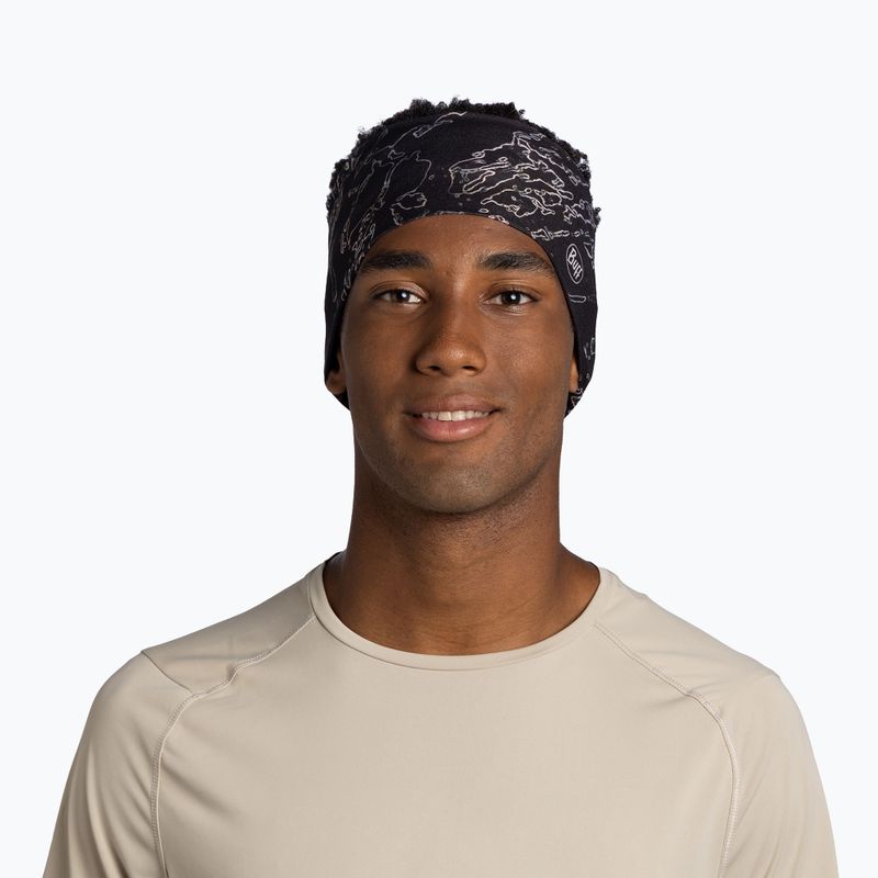 Лента за глава BUFF CoolNet UV Wide front black 2