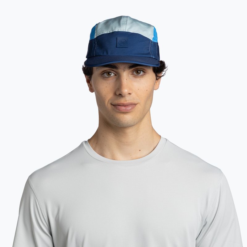 Шапка с козирка BUFF 5 Panel Go Cap domus denim 3