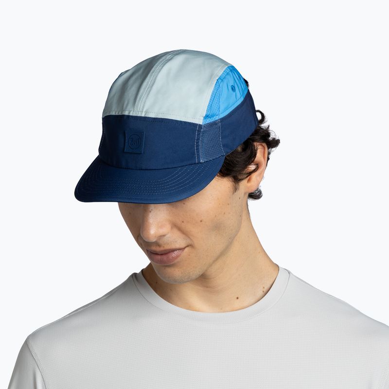 Шапка с козирка BUFF 5 Panel Go Cap domus denim 4