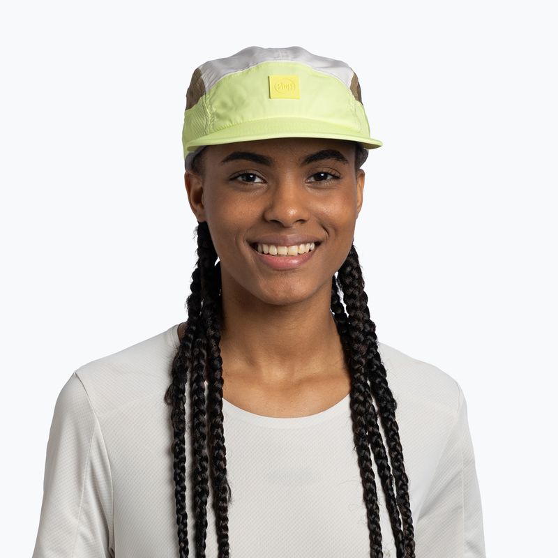 Шапка с козирка BUFF 5 Panel Go Cap domus citron 3