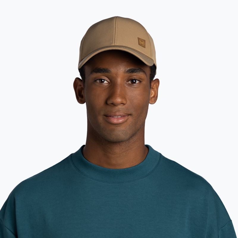 Шапка с козирка Buff Summit solid camel 3