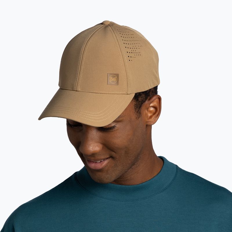 Шапка с козирка Buff Summit solid camel 4