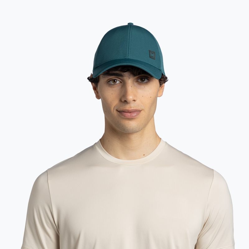 Бейзболна шапка Buff Summit solid teal 3