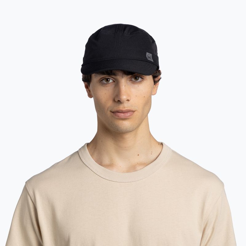 Бейзболна шапка BUFF Military solid black 3
