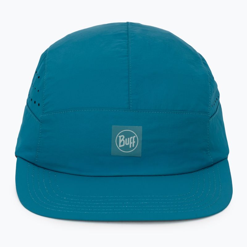 Шапка с козирка BUFF Speed solid teal 2