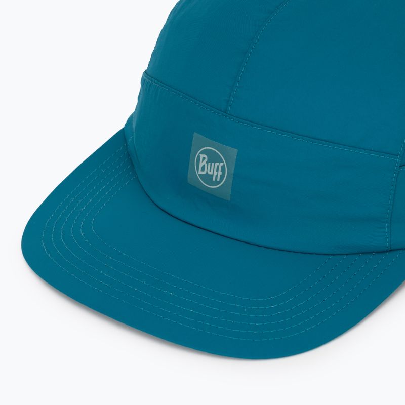Шапка с козирка BUFF Speed solid teal 3