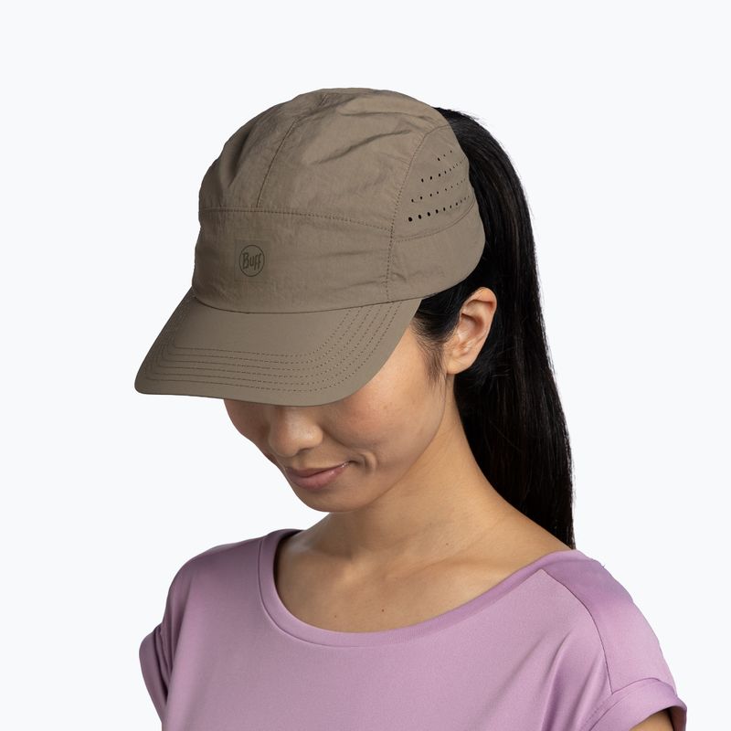 Шапка с козирка BUFF Speed solid tundra khaki 4