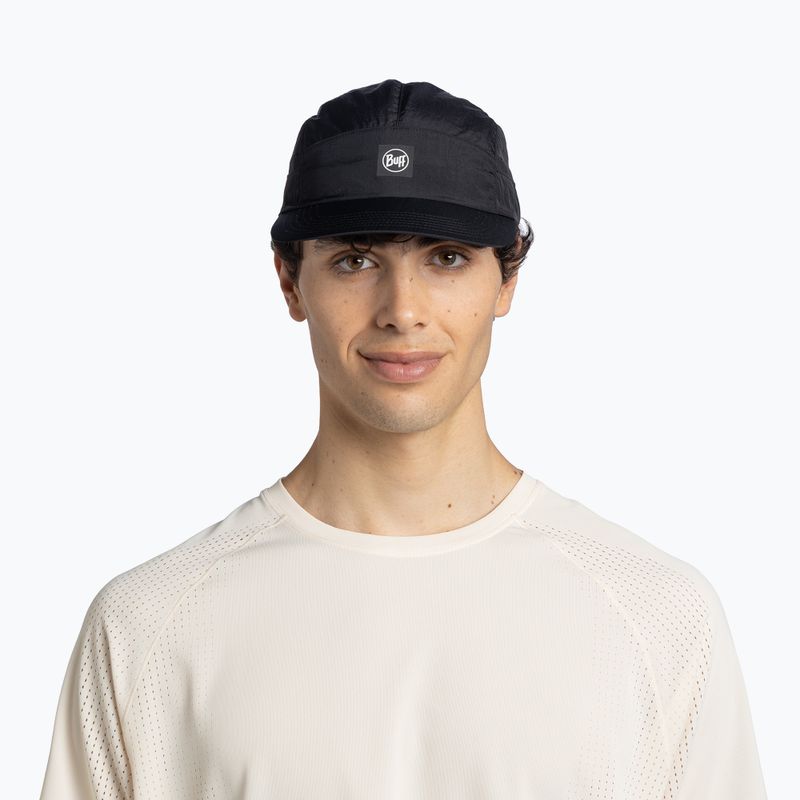 Шапка с козирка BUFF Speed solid black 3