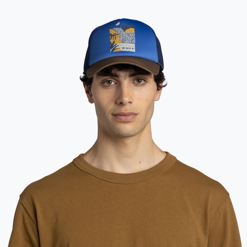 Шапка с козирка BUFF Trucker arand blue 3