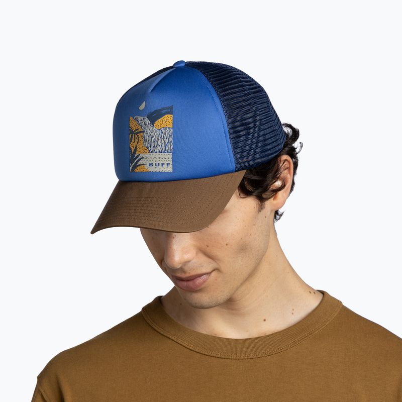 Бейзболна шапка BUFF Trucker arand blue 4