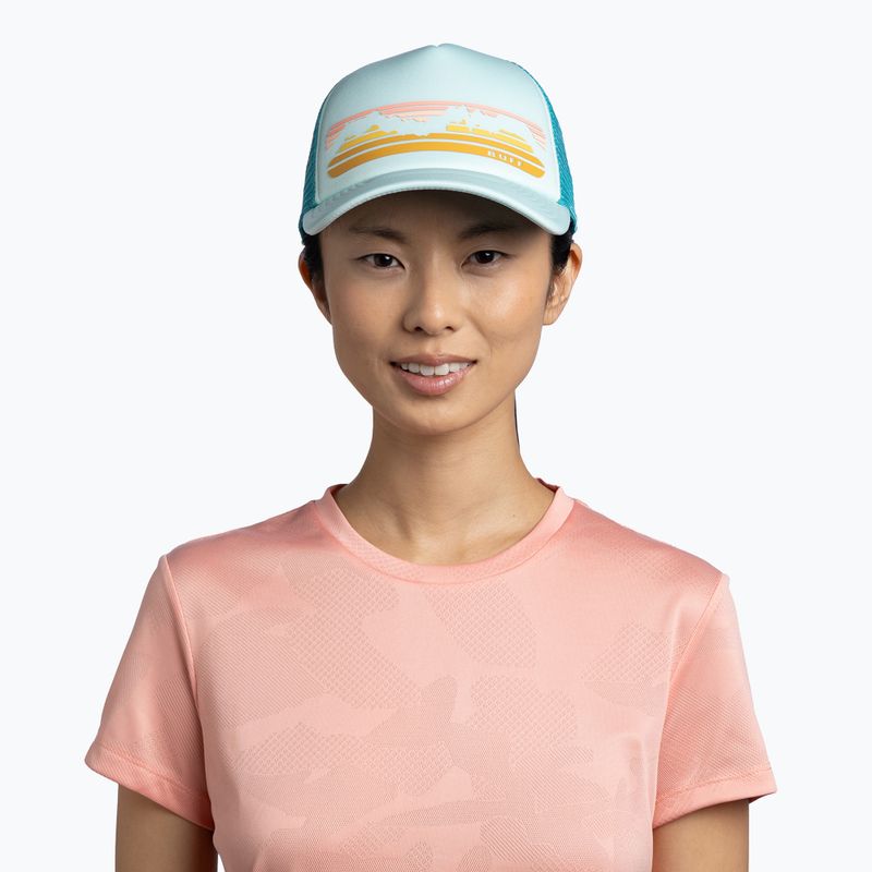 Шапка с козирка BUFF Trucker chara mint 3