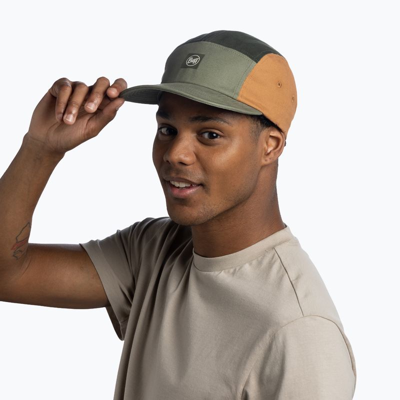 Шапка с козирка BUFF 5 Panel Venture allvin khaki 3