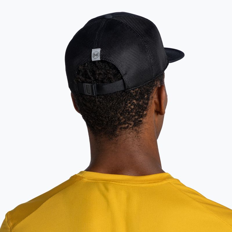 Шапка с козирка BUFF Explore Trucker cream logo black 4