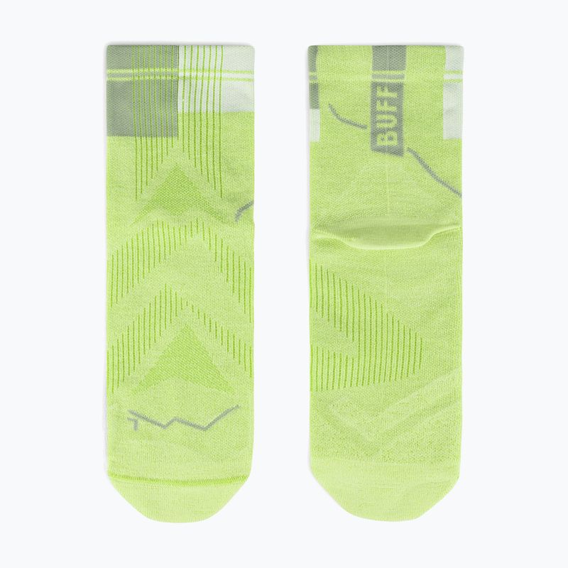 Чорапи BUFF CoolNet Quarter lime 2