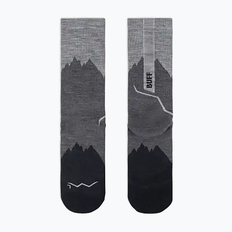Чорапи BUFF Merino Lightweight Crew LWC3 черни 6