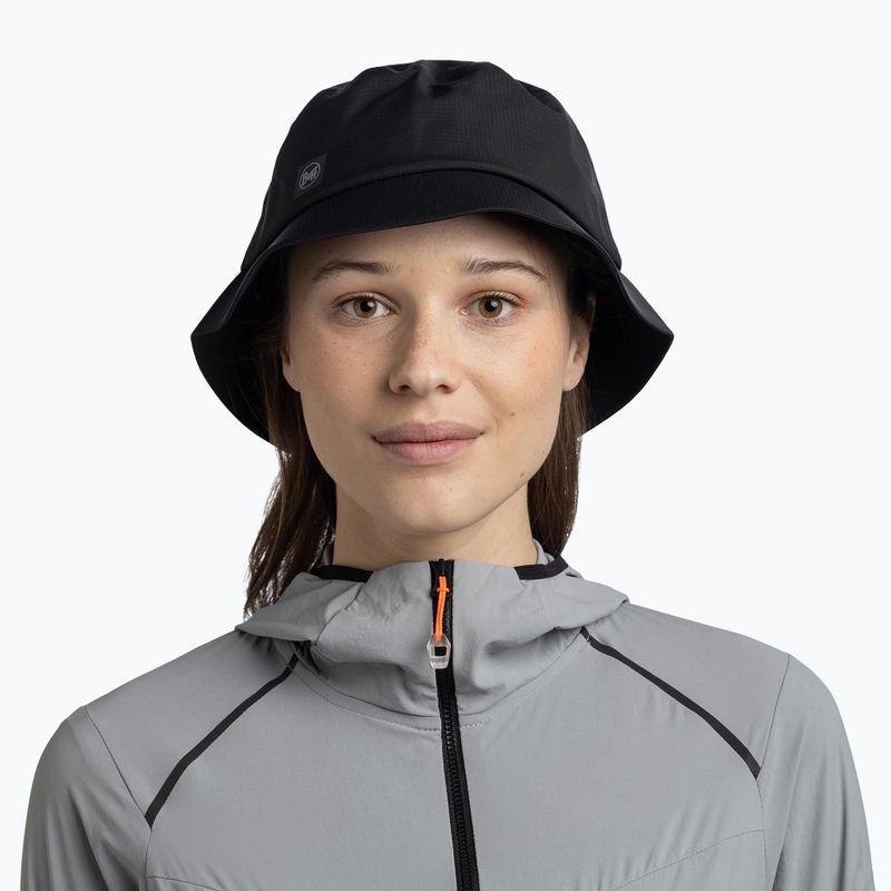 Шапка с периферия BUFF Rain Bucket solid black 4