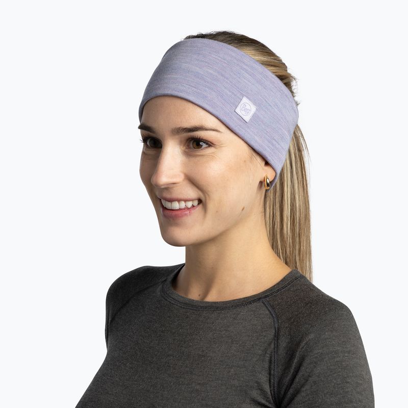 Лента за глава BUFF Merino Wide iris 3