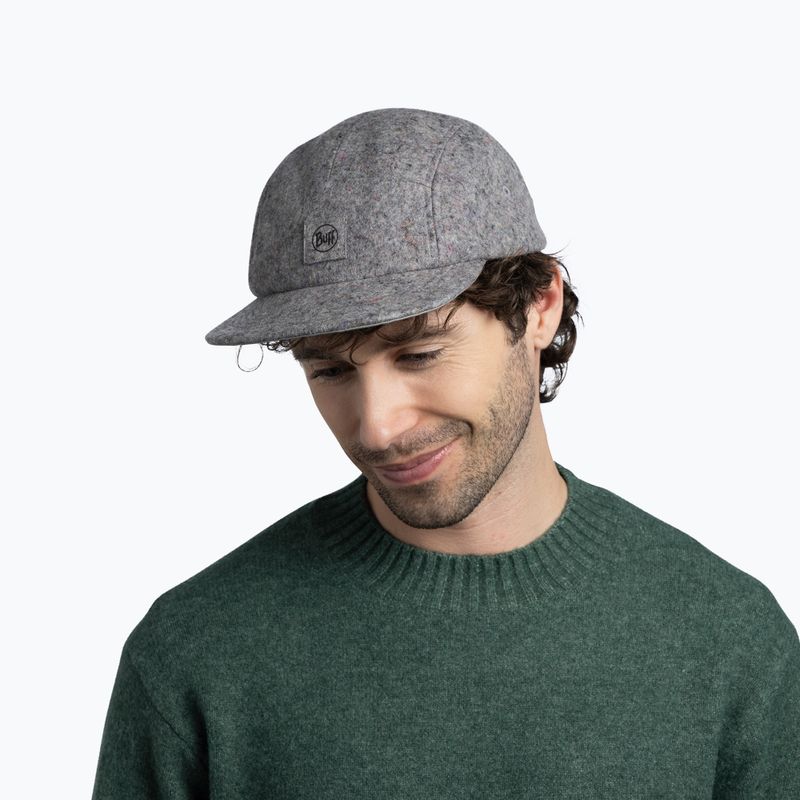 Зимна шапка Buff Merino Upcycled thier grey heather 3