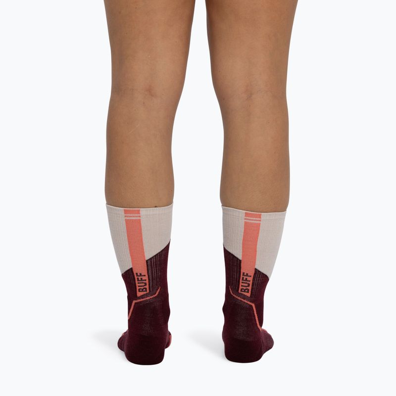 Чорапи BUFF Midweight Crew wine 6