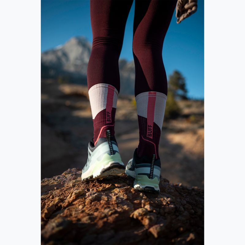 Чорапи BUFF Midweight Crew wine 7