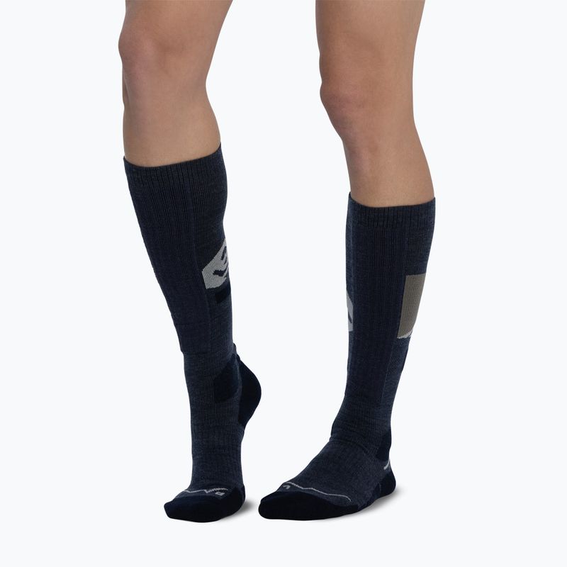 Чорапи BUFF Merino Heavyweight Over The Calf night blue 4