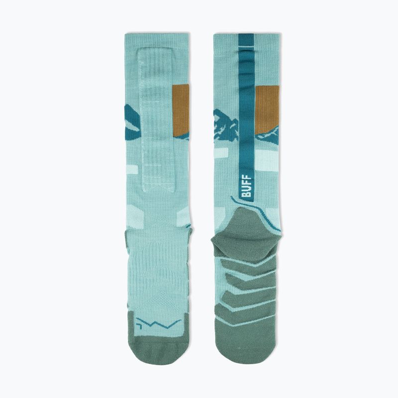 Чорапи BUFF Merino Heavyweight Over The Calf sea green 3
