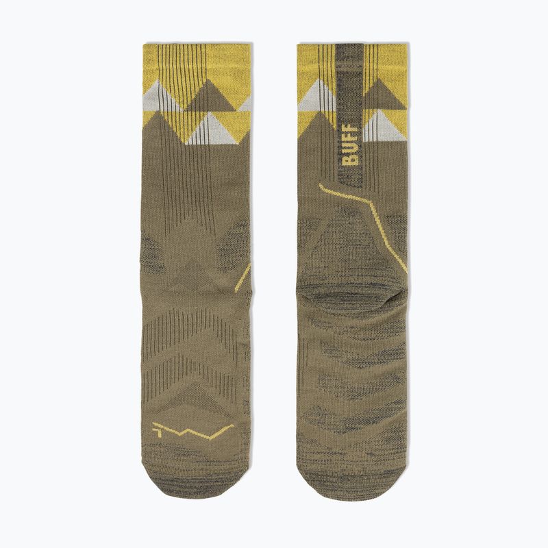 Чорапи BUFF Thermomet Crew olive green 3