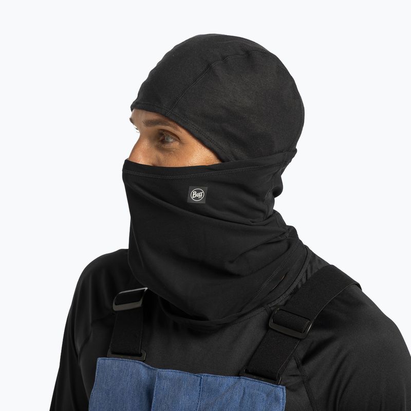 Шапка маска BUFF Tech Fleece Hinged black 3