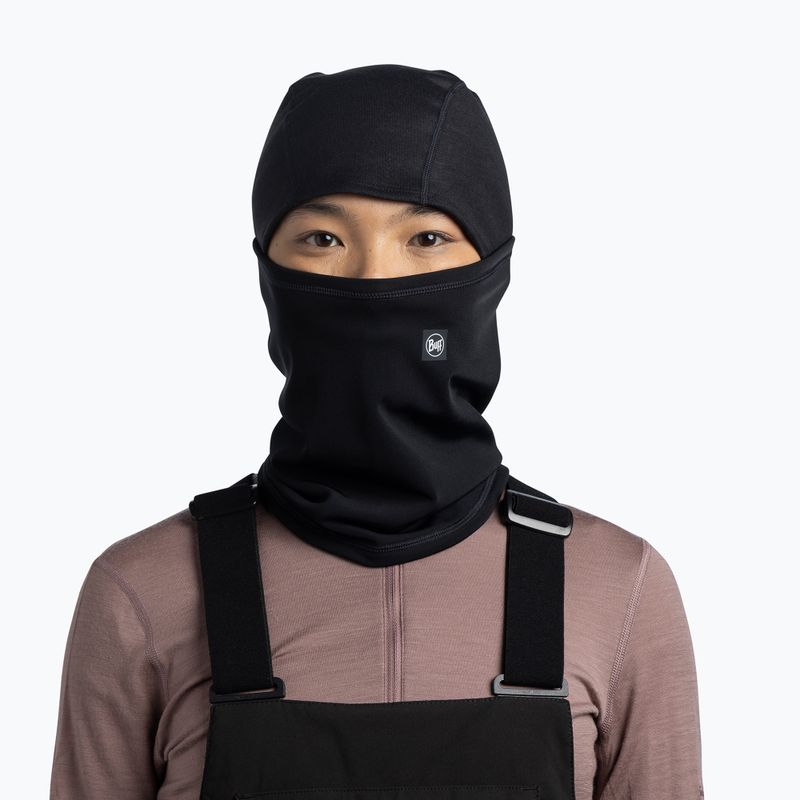 Шапка маска BUFF Tech Fleece Hinged black 6