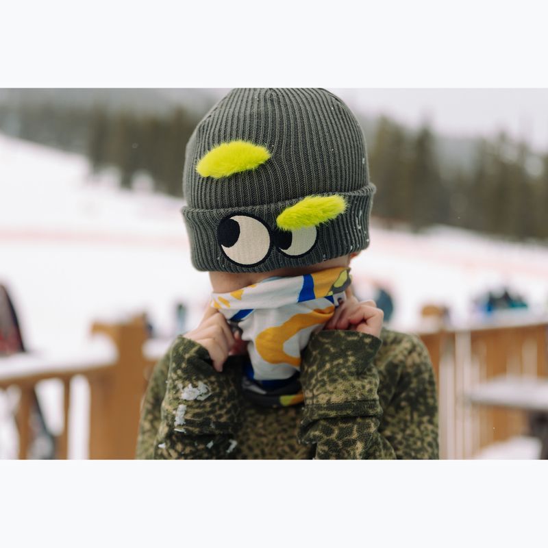 Детска зимна шапка Buff Knitted Fun green 6