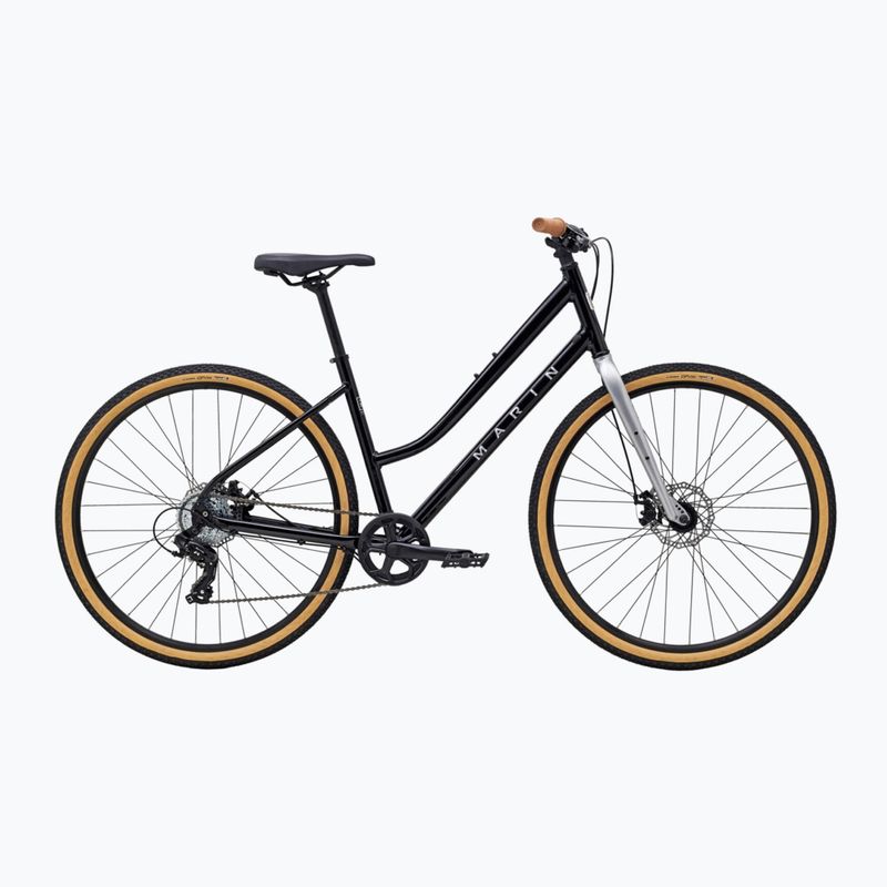 Дамски кросов велосипед Marin Kentfield 1 ST 700C черен/ сребърен гланц