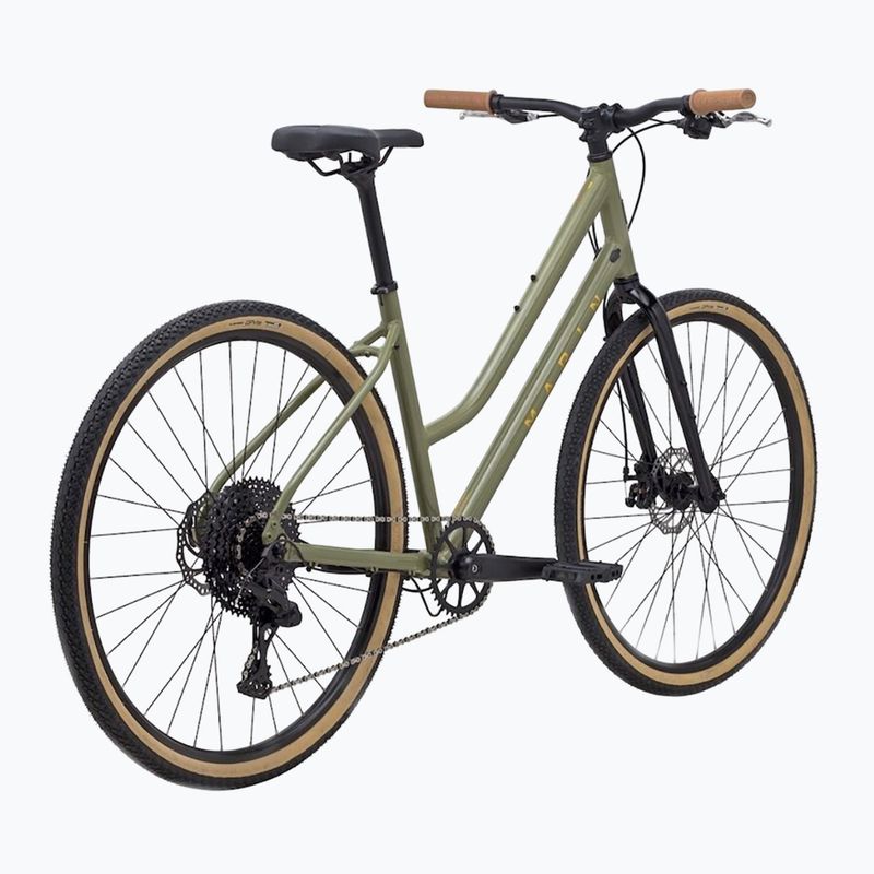 Дамски кросов велосипед Marin Kentfield 2 ST 700C зелен/бронзов гланц 2