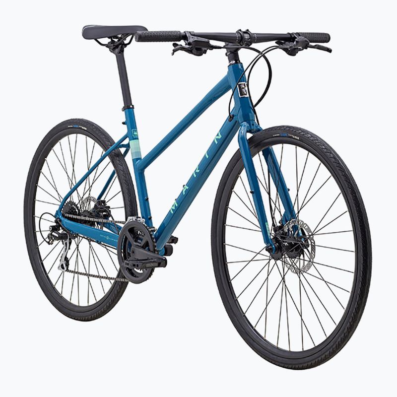 Marin Fairfax 2 ST дамски кросов велосипед 700C гланц тил/зелен 2