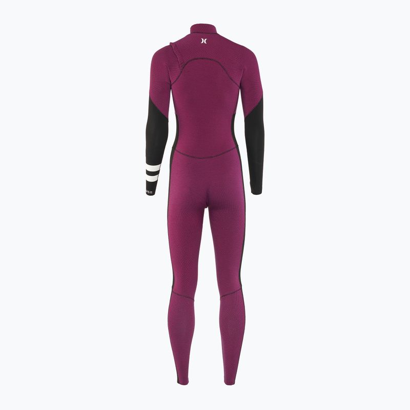 Hurley Plus дамски 3/2 mm Fullsuit малинов скафандър 2
