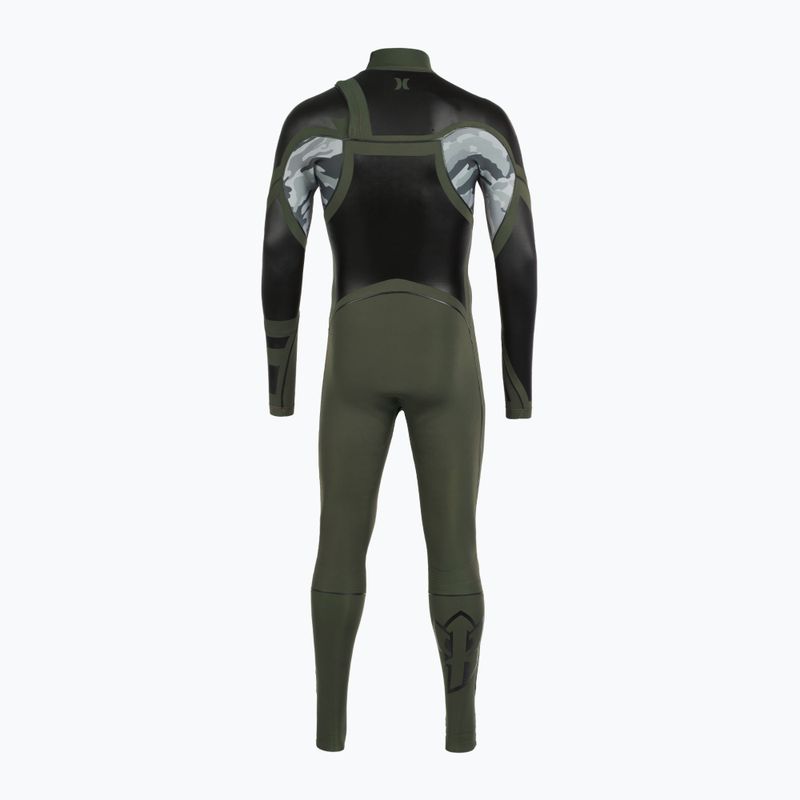 Мъжки Hurley Kai Lenny Max 3/2 mm Fullsuit тъмнозелен Плувна пяна 3