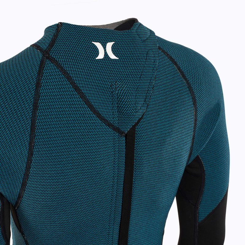 Hurley Advant Shorty Texture 2/2 mm Springsuit black/skyblue дамски скафандър 4