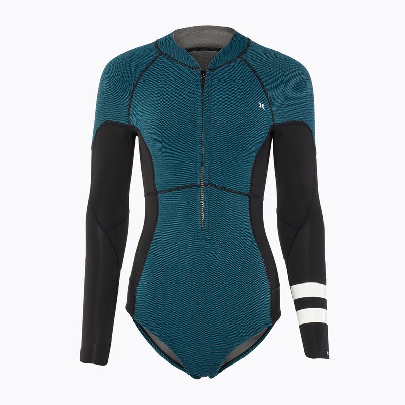 Hurley Advant Texture 2/2 mm Springsuit дамски неопренов костюм black/skyblue