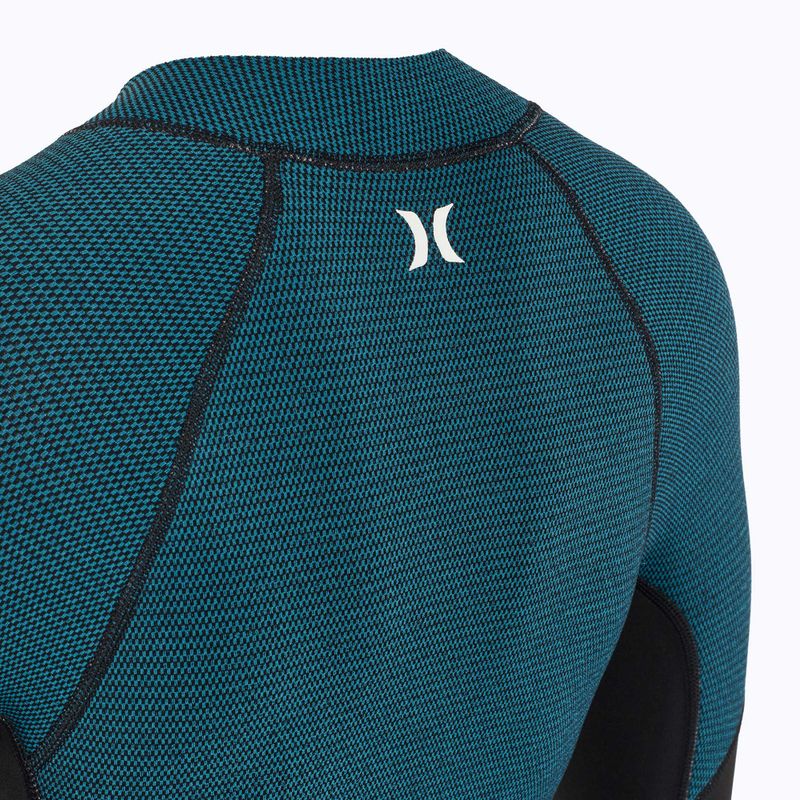 Hurley Advant Texture 2/2 mm Springsuit дамски неопренов костюм black/skyblue 3