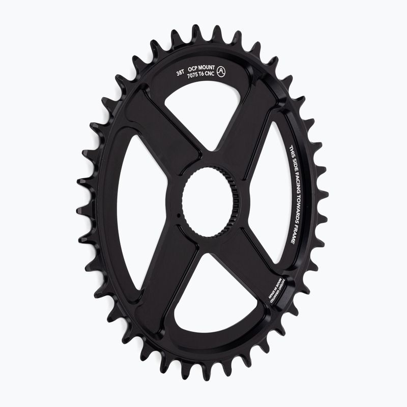 Зъбно колело Rotor Q Rings Dm Oval MTB 38T black 2