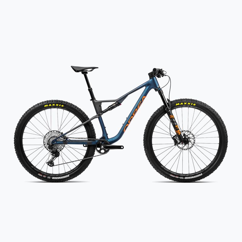 Orbea Oiz H10 2023 лунен прах синьо/лео оранжево планински велосипед