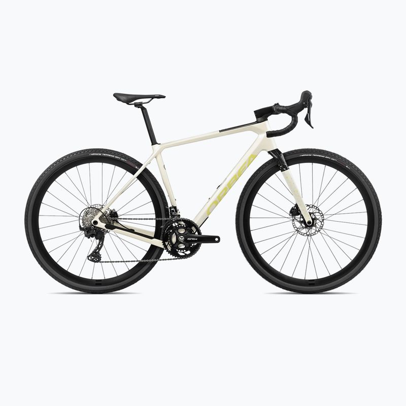 Гравел велосипед Orbea Terra M30 Team 2024 ivory white/spicy lime