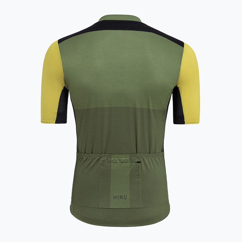 Мъжка колоездачна тениска HIRU Advanced Cargo green 3