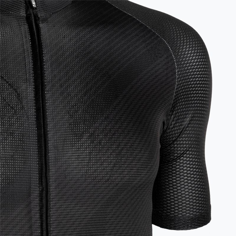 Мъжка колоездачна тениска HIRU Core Light full black 4