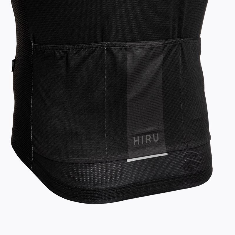 Мъжка колоездачна тениска HIRU Core Light full black 6