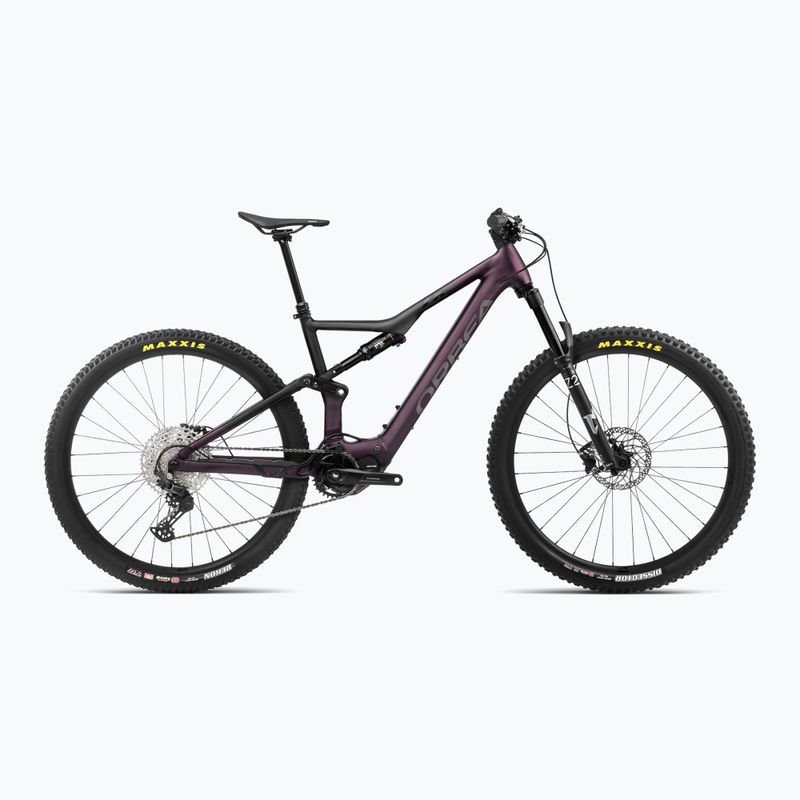 Електрически велосипед Orbea Rise H30 540Wh 2024 metallic mulberry/black