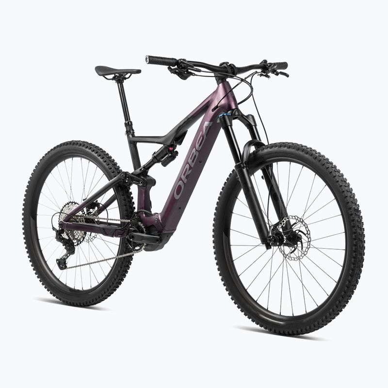 Електрически велосипед Orbea Rise H30 540Wh 2024 metallic mulberry/black 2