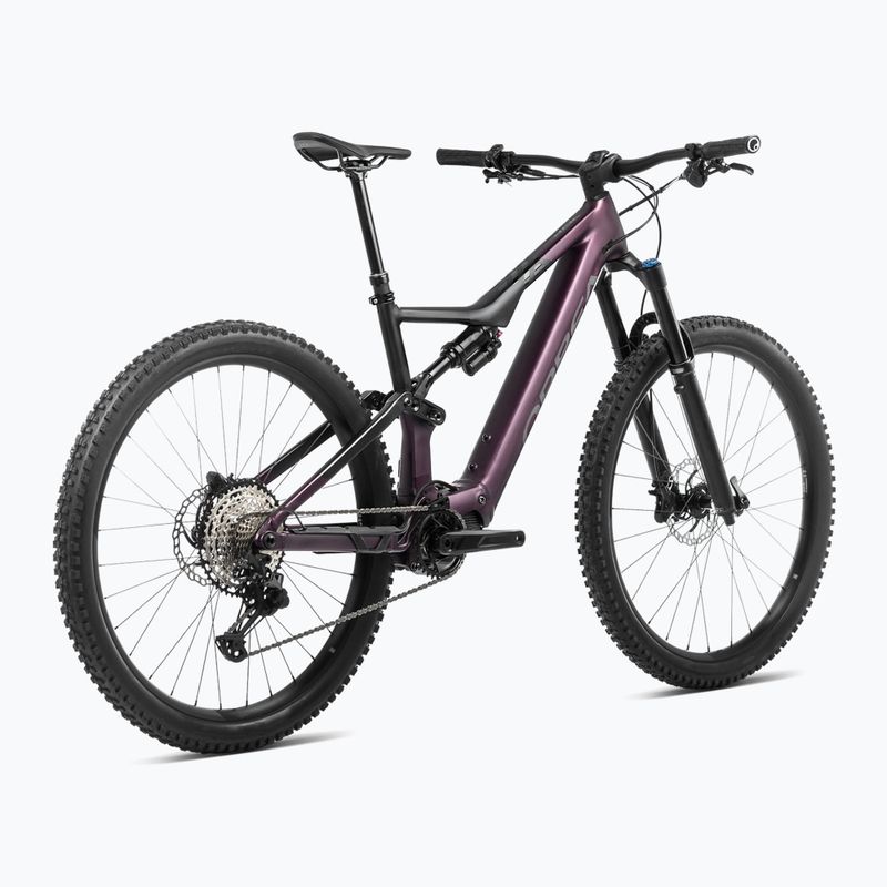 Електрически велосипед Orbea Rise H30 540Wh 2024 metallic mulberry/black 3